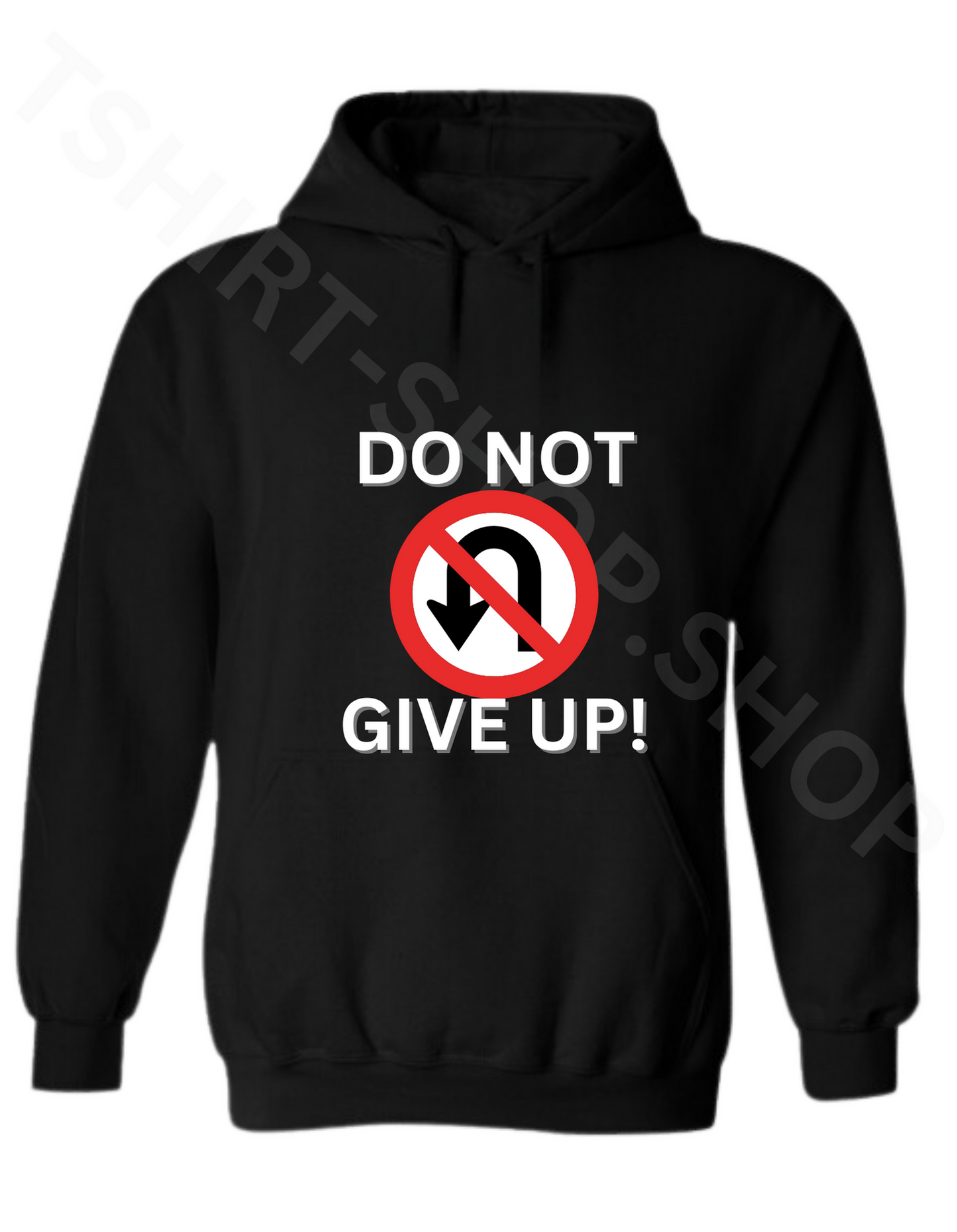 HOODIE DO NOT GIVE UP WHITE